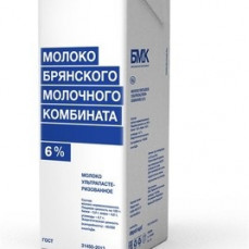 БМК Молоко 6% 975 мл