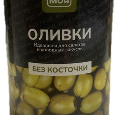 Еда Моя Оливки без косточки 280гр ключ ж/б