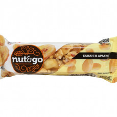 Батончик НАТ @ ГО банан и арахис 42 гр