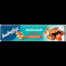 Батончик БэбиФокс с карам.начин. солен.карамель 45гр
