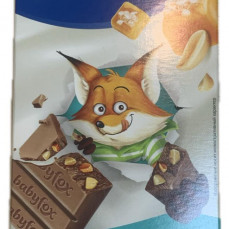 Шоколад молочный Бэби Фокс арахис и соль. карамель 90г