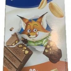 Шоколад молочный Бэби Фокс с арахисом 90г