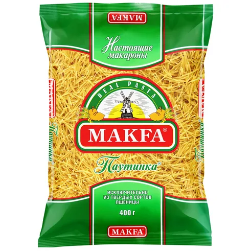 Макфа Паутинка 400г
