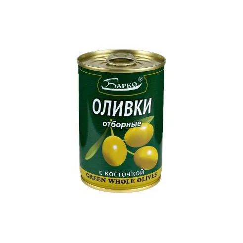Барко Оливки отборные с косточкой 280г ж/б