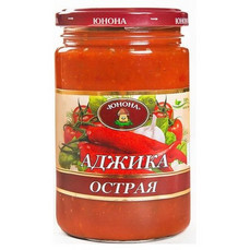 Юнона Аджика острая 370г ст\б