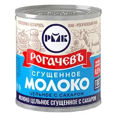 Рогачев сгущ. молоко цельное 8,5% 380г ж\б
