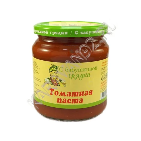 С Баб. грядки Томатная паста 500г с/б