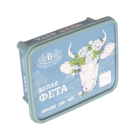 Фета Белая Беловежские Сыры 250г