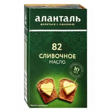 Аланталь Масло сливочное 82.5% 180г
