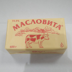 Масло сливоч.Масловита 72.5%400г