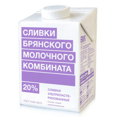 БМК Сливки 20% 500г