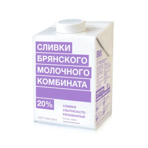 БМК Сливки 20% 500г