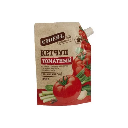 Стоевъ Кетчуп томатный 250гр д/п