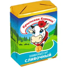 Крым.Коров. Сырок плавл. Сливочный 55% 90г фольга