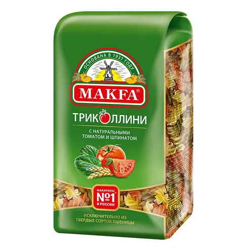 Макфа спирали Триколини 450г