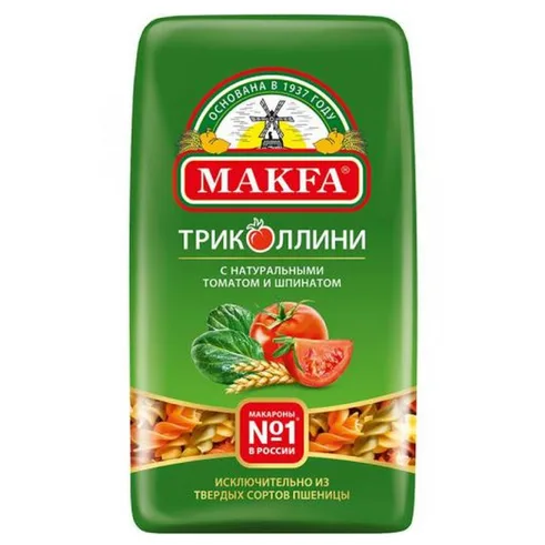 Макфа спирали Триколини 450г