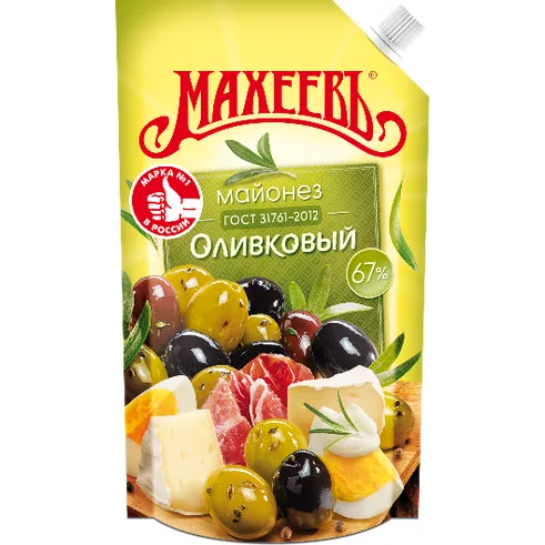 Махеев Майонез Оливковый 50.5% 400мл д/п