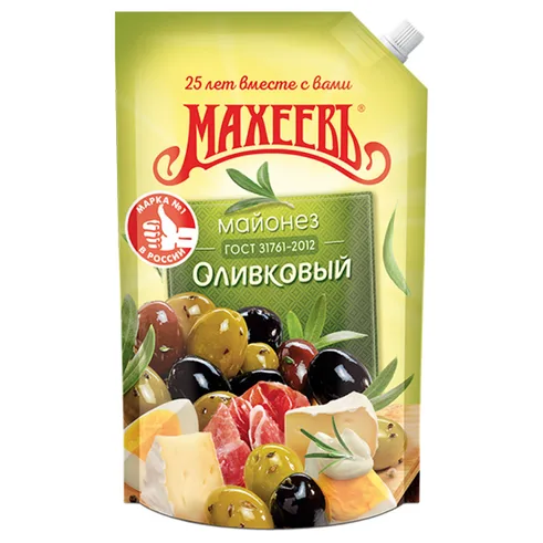 Махеев Майонез Оливковый 50.5% 400мл д/п