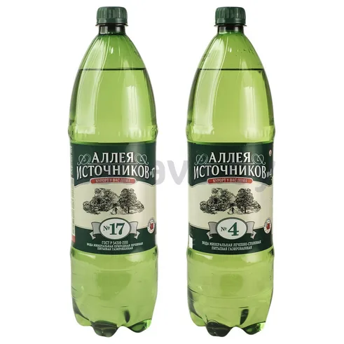 Вода Аллея Источников №4, №17 1,5л ПЭТ
