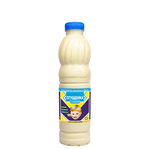 Сгущенка с сахаром продукт 950гр ПЭТ