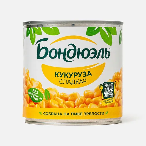 Бондюэль Кукуруза Сладкая 425мл