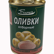 Барко Оливки отборные фарш. тунцом 280г ж/б