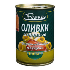 Барко Оливки отборные фарш. перцем 280г ж/б