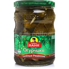 Дядя Ваня Огурцы Рязанские соленые 950гр ст\б