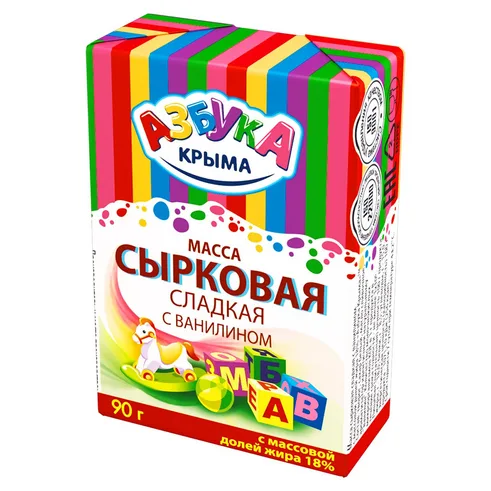 Азбука Масса творожная Ваниль 90гр