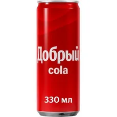 Напиток Добрый Кола 0,33л ж\б
