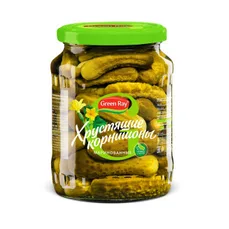 ГРИН РЕЙ Огурцы корнишоны 680г ст/б