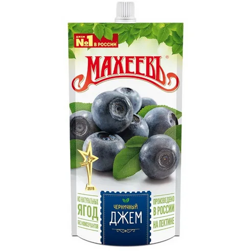 Махеев Джем Черника 400гр д\п