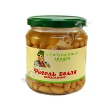 С Баб. грядки Фасоль Белая ст\б 480гр