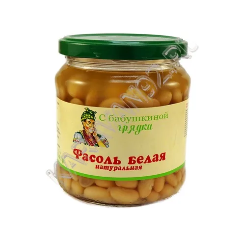 С Баб. грядки Фасоль Белая ст\б 480гр
