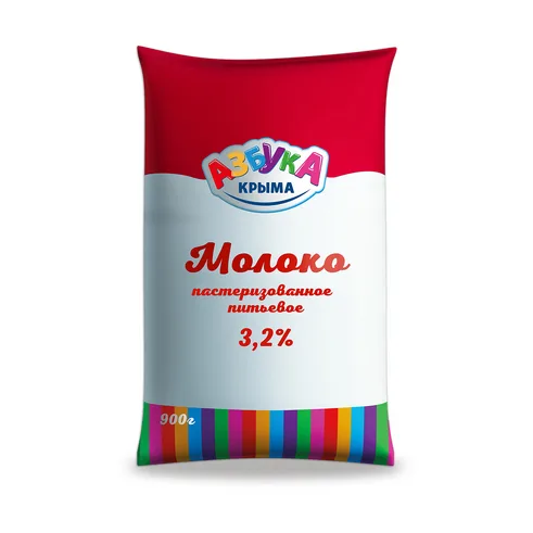 Азбука Крыма Молоко пастеризованое 3,2% 900г
