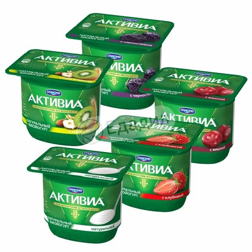 Активиа Биойогурт в асс. 130гр стакан