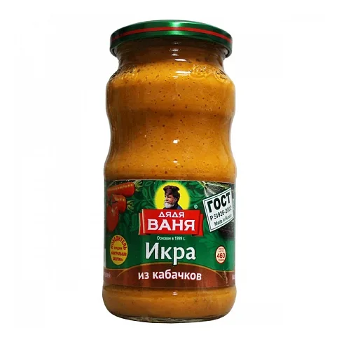 Дядя Ваня Икра кабачковая 460гр ст\б