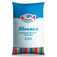 Азбука Крыма Молоко пастеризованое 2,5% 900г