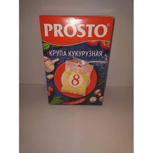 ПРОСТО Крупа Кукурузная 8 пакетов 500гр