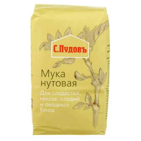 Пудовъ Мука нутовая 450г