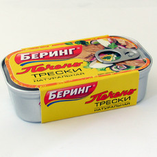 Беринг печень Трески охл. ключ прямоугольная 120гр
