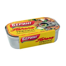 Беринг печень Трески охл. ключ прямоугольная 120гр