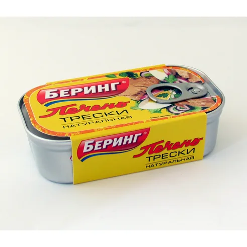 Беринг печень Трески охл. ключ прямоугольная 120гр