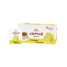 Азерчай Черный с Цедрой Лимона 25 пак конверт