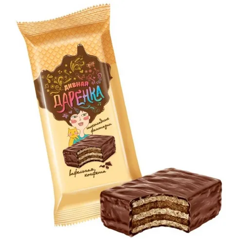 Конфеты вафельные Дивная Даренка вес
