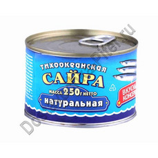 Восток Продукт Сайра 250гр ключ ж/б