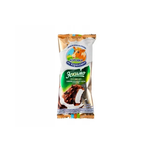 Морож. Коровка из Кореновки пломбир ЭСКИМО в шок. 60гр