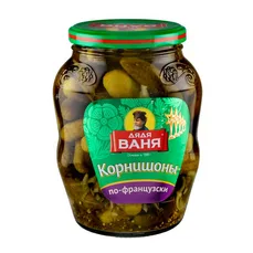 Дядя Ваня Огурцы корнишоны по-французски 680гр ст\б