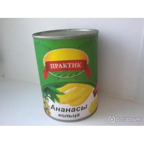 Практик Ананасы кольца 580мл ж/б