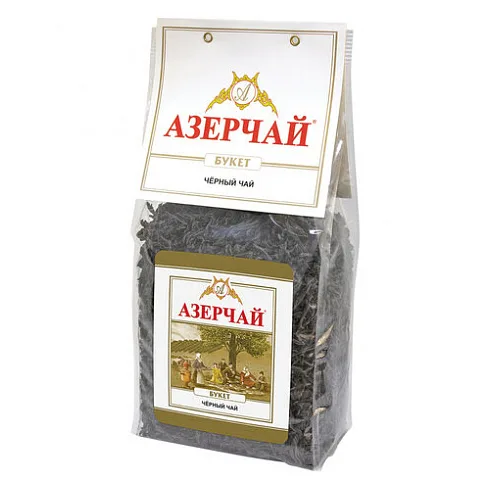 Азерчай БУКЕТ Черный кр/лист 100гр